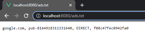 ads.txt example file
